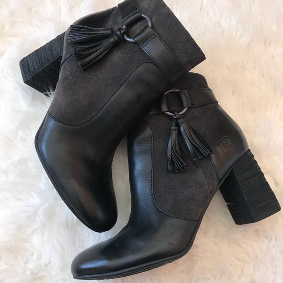 Born Shoes - Born Toco Tassel Booties Nearly New